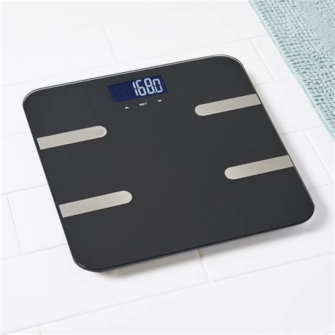 FITINDEX Scale for Body Weight and Fat Percentage, Smart Scale, Digital Bathroom Body Composition Monitor with Bluetooth & App for BMI, Body Fat, Muscle Mass, 400lbs - Black. . Better homes and gardens body composition scale